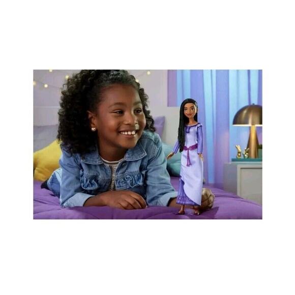 Disney'S Wish Asha of Rosas Posable Fashion Doll with Natural‎ Hair - Picture 2 of 9